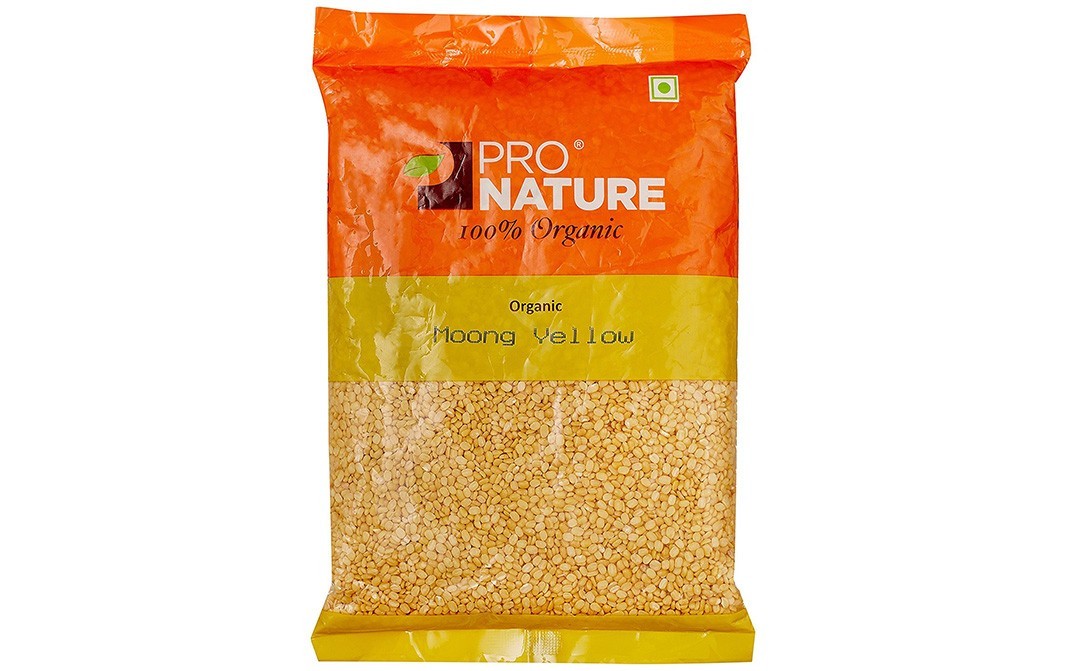 Pro Nature Organic Moong Yellow    Pack  500 grams